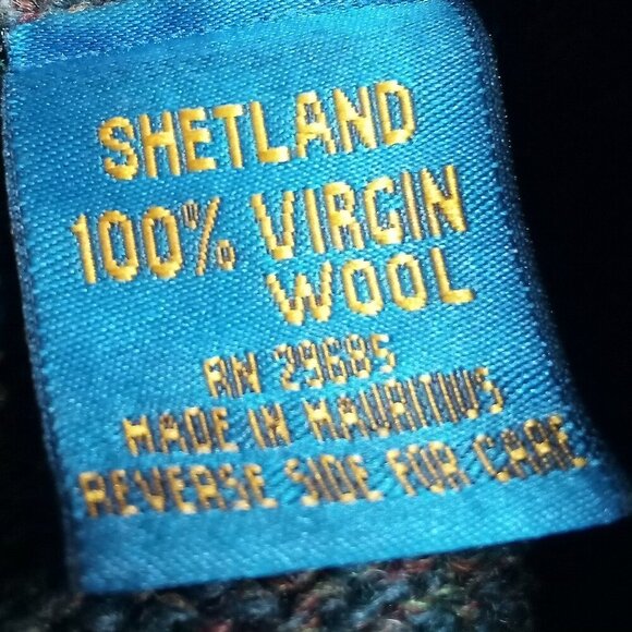 Vintage Pendleton Wool Cardigan Sweater Elbow Pads - Picture 4 of 8